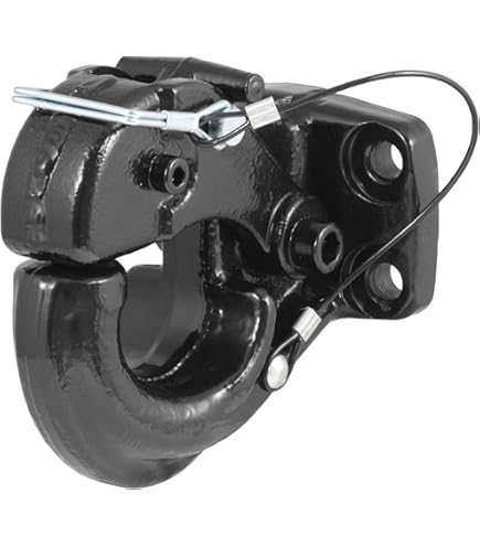 Amazon.co.jp: CURT 48343 調節可能なピントルマウント 2インチヒッチ