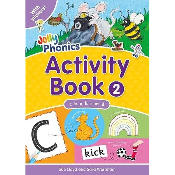 Amazon | Jolly Phonics Activity Book Set: In Print Letters (1-7