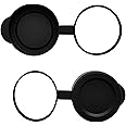 42mm Binocular/Monocular Objective Lens Caps Internal Diameter 51.8-53.3mm Rubber Cover Set Black, (51.8-53.3LC)