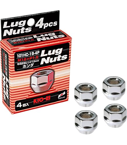 : BBS 貫通ナット M12×1.25 全長25mm 4個セット : DIY