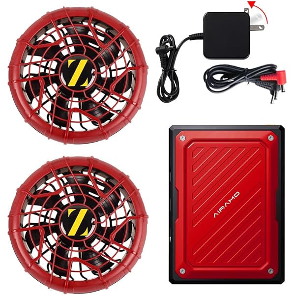 Amazon.co.jp: [LABEWVI] [超高出力] ファンバッテリーセット ファン