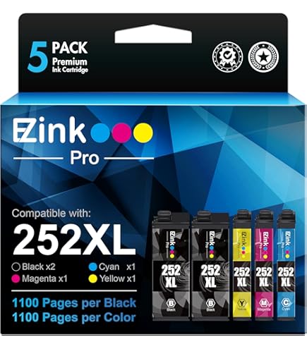 Amazon.co.jp: 252XL インクカートリッジ 再生交換用 Epson 252XL