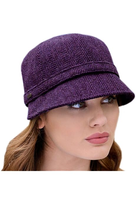 Irish Tweed Flapper Hat for Women 