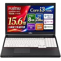 Fujitsu Lifebook 15.6インチ ノートPC Amazon.co.jp: 【整備済み品】富士通 LIFEBOOK A577 15.6型 ノート