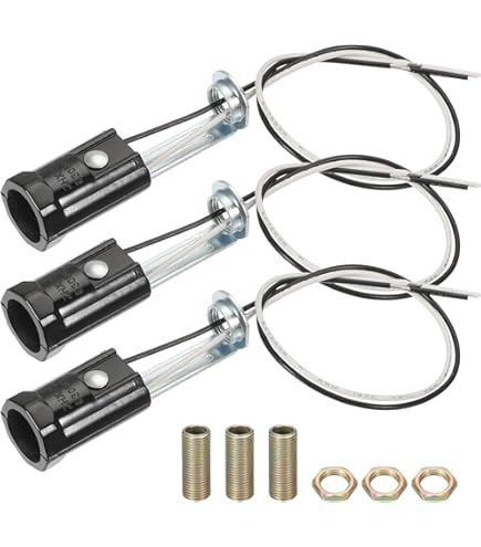 Amazon.co.jp: PATIKIL E12電球ホルダー ライトソケット 4個 ねじ込み