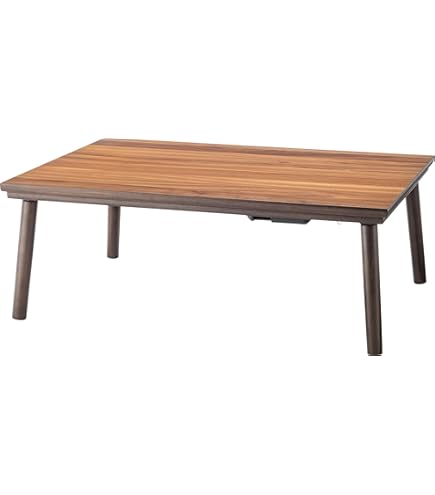 Amazon | 通年使える 木目調こたつ カーボンフラットヒーター付 105