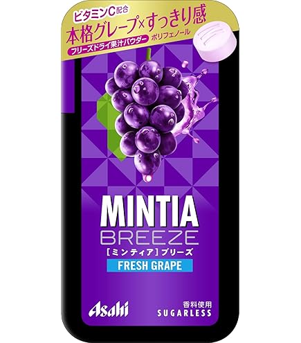 Amazon | アサヒグループ食品 ミンティアブリーズ 濃苺 30粒×8個