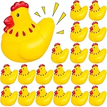 Amazon.co.jp: ミニラバーニワトリ、20個入りかわいいひよこき