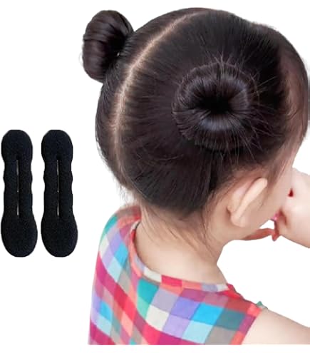 Amazon.co.jp: お団子ヘアーヘアアレンジ (3点セット) 簡単ヘア