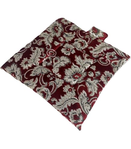 金華山 座布団 花かご レッド 赤 デコトラ 40x40cm 2枚 金華山 座布団