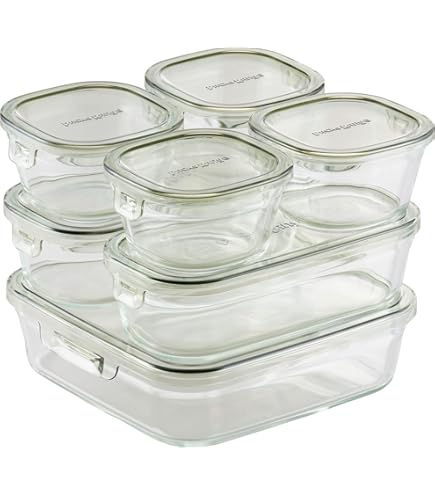 Amazon｜Pyrex(パイレックス) スヌーピーガラス ストレージセット 丸型