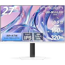 Amazon.co.jp: INNOCN GA27V1M MAX 27インチ 4K ゲーミングモニター QD