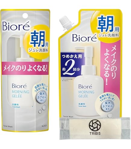 Amazon | 【6個セット】ビオレ 朝用ジュレ洗顔料 つめかえ用 160ml(約2