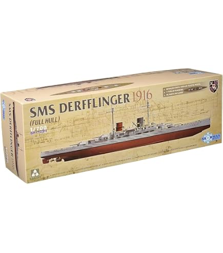 Amazon | タコム 1/700 ドイツ海軍 SMS リュッツオウ 1916 フルハル