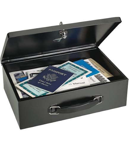 Fireproof Document Safe Box With Key Lock Xydled Fire Resistant Safe ...