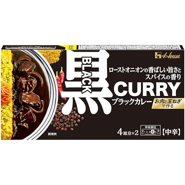 Amazon | ハチ食品 カレー専門店の黒カレールー 中辛 1㎏ | ハチ食品