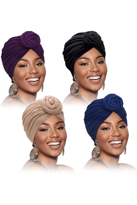 Printed Hair Scarf Turban Head Wrap 