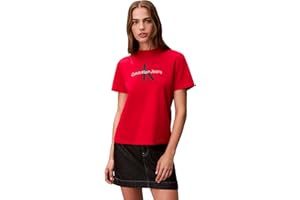 Calvin Klein Women's Monogram Logo Crewneck T-Shirt