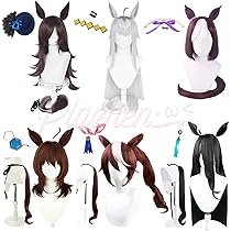 Amazon.co.jp: Plazhen ウマ娘 プリティーダービー コスプレ ウィッグ 