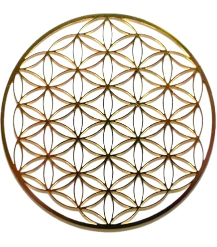 最強開運日セール☆神聖幾何学模様フラワーオブライフ F3キャンバス 高波動アート 神聖幾何学模様 flower of life フラワーオブライフ A4 開運アート