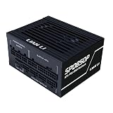 Lian Li SP850 プラチナ - 850ワット SFX フォームファクター電源 12V-2x6ケーブル付き - ATX 3.1 & PCIE 5.1準拠 - フルモジュラー - 100% 日本105Cコンデンサ - ブラック (SP0850P.B)
