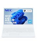 Amazon.co.jp: ノートパソコン 15.6型 パールホワイト NEC PC-N156CGAW