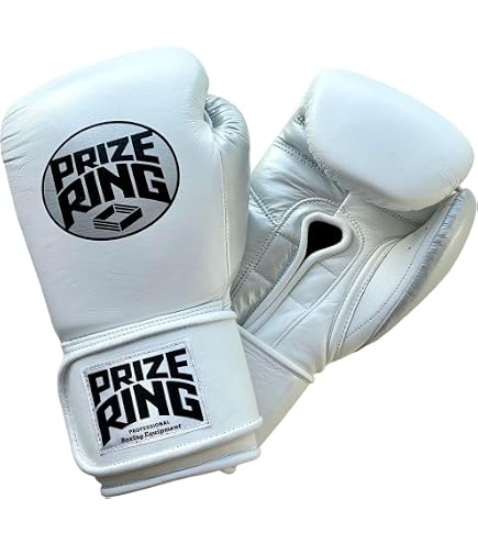 プライズリング　ボクシンググローブ 本革製 14oz 白 Amazon.co.jp: PRIZE RING／プライズリングボクシンググローブ