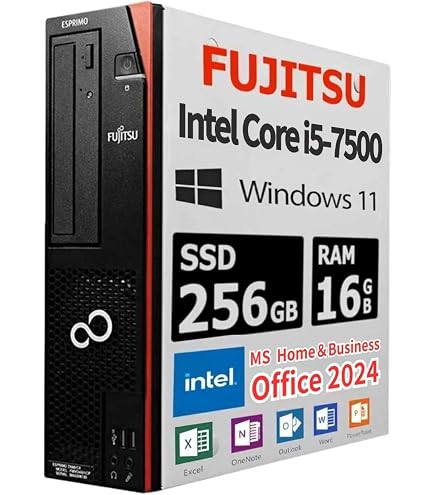 Amazon.co.jp: 【整備済み品】デスクトップPC ESPRIMO Dシリーズ586 i3
