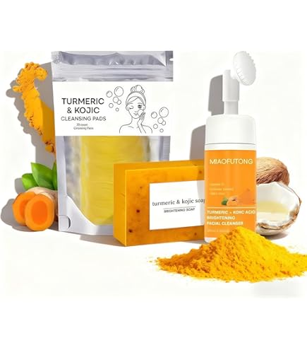 Amazon | Skintura - ブライトニング泡洗顔料、ターメリック洗顔料