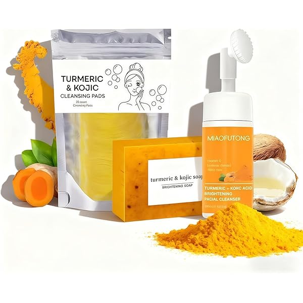Amazon | MIAOFUTONG ターメリック洗顔セット 3点（ターメリック