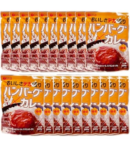 Amazon.co.jp: おとなの大盛りカレー レストラン仕様 220g (中辛20袋