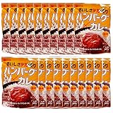 デカ盛 ハンバーグカレー レトルトカレー 国産鶏肉 使用 200g 中辛 ボリューム満点 電子レンジ 簡単調理 トリゼンフーズ (ｘ２０)