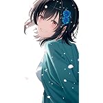 クラスで2番目に可愛い女の子と友だちになった iPhoneSE/5s/5c/5 壁紙 視差効果 朝凪海（あさなぎ うみ）