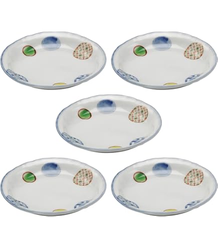 Amazon.co.jp: 美濃焼 小皿 取り皿 3枚セット 染赤絵 電子レンジ