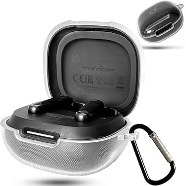 ワイヤレスイヤホン ケース ブラック Amazon | ZENIX DESIGN TECH airpods pro 用 ケース カラビナ付き PU