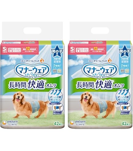 犬用マナーウェア 男の子用 Mサイズ 38枚入り 9袋セット Amazon | 【セット販売】マナーウェア 長時間快適オムツ 男の子用 小型