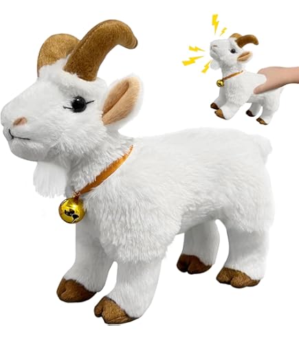 Bill E. Goat 8 Inch Plush Stuffed Animal Toy – Soft Cuddly - Foto 2
