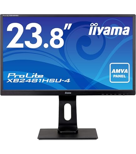 Amazon.co.jp: iiyama モニター ディスプレイ XB2481HSU-B3 (23.8
