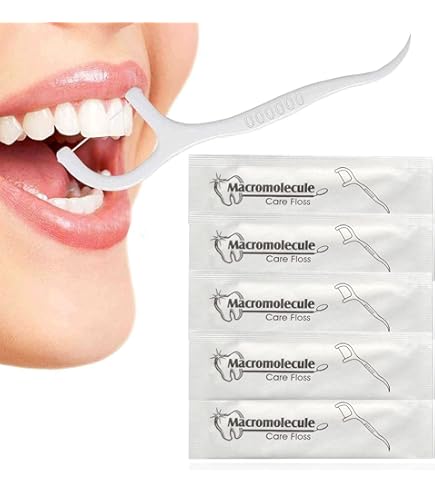 Amazon | 糸付きようじ 黒 1本包装 100本x3パック 歯間ブラシ 使い捨て