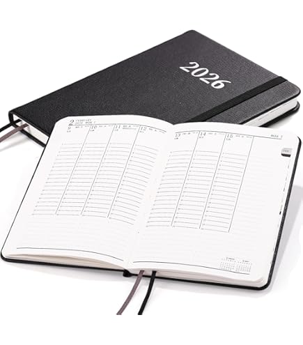 Amazon.co.jp: ポケットサイズ 手帳 2026年 1月始まり [週間バーチカル
