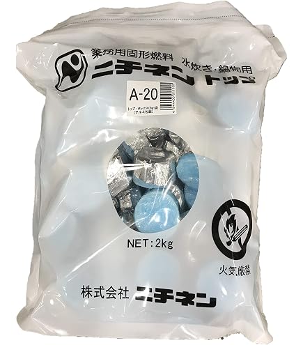 Amazon.co.jp: 固形燃料 25gx320個 ニチネン トップボックスA アルミ