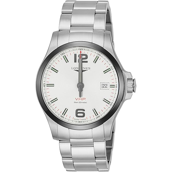 LONGINES 自動巻き 腕時計 シルバー Amazon | Longines コンクエスト 自動巻き シルバーダイヤル