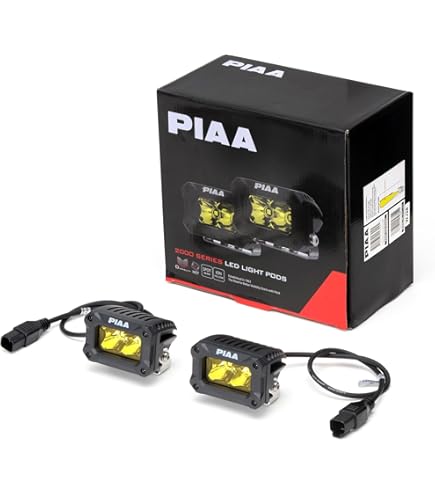 Amazon | PIAA 後付けランプ LED フォグ配光 6000K 3800cd 1100P 2個入