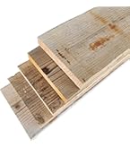 Amazon | WOODPRO【5-35R】杉足場板（古材） 35ミリ厚ラフ仕上げ 5枚