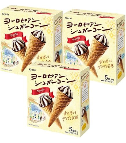 Amazon.co.jp: センタン クランチシュガーコーン バニラ 5個×8箱