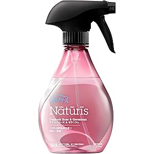 ファブリーズ ナチュリス 除菌消臭スプレー 布用 ダマスクローズ&ゼラニウム 本体 370mL
