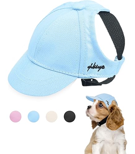 Dog Hats Dog Sun Hat Sunglasses Set Breathable Bucket Hat For