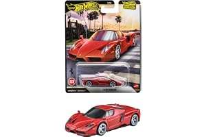 ホットウィール(Hot Wheels) ブールバード エンツォ・フェラーリ ミニカー 1:64スケール 3歳から JHW22 | Real Riders™タイヤ・Metal/Metal™仕様・1:64スケール・ブールバードシリーズ・V12ミッドシップ