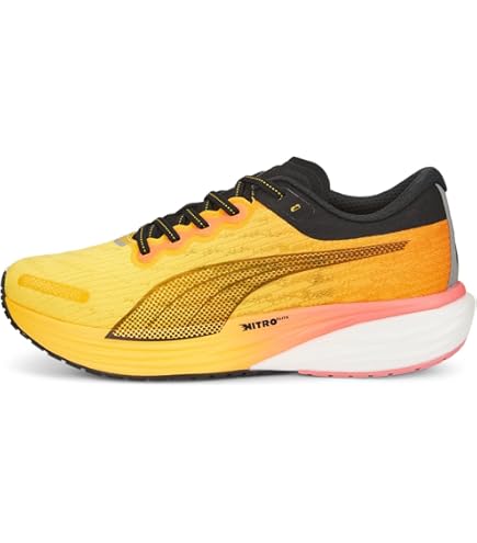PUMA 陸上競技用シューズ イエロー　ディビエイトニトロ 25.0 プーマ(PUMA) ランニングシューズ ディヴィエイト ニトロ