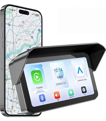 Amazon.co.jp: BOSUDA バイクスマートモニター 【6.25インチ ・Carplay